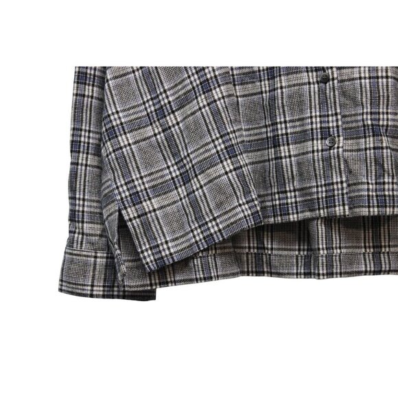 NWT Madewell Flannel Button Up XL Westlake Plaid Boxy Relaxed Outdoor Preppy - Picture 4 of 12